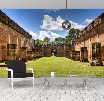 Picture of Old Jesuit ruins in Encarnacion Paraguay